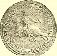 An illustration from Sceaux armoríes des Pays-Bas et des pays avoisinants (Belgique--Royaume des Pays-Bas--Luxembourg--Allemagne--France) recueil historique et héraldique (1898)