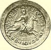 An illustration from Sceaux armoríes des Pays-Bas et des pays avoisinants (Belgique--Royaume des Pays-Bas--Luxembourg--Allemagne--France) recueil historique et héraldique (1898)