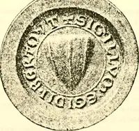 An illustration from Sceaux armoríes des Pays-Bas et des pays avoisinants (Belgique--Royaume des Pays-Bas--Luxembourg--Allemagne--France) recueil historique et héraldique (1898)