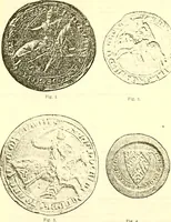 An illustration from Sceaux armoríes des Pays-Bas et des pays avoisinants (Belgique--Royaume des Pays-Bas--Luxembourg--Allemagne--France) recueil historique et héraldique (1898)