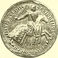 An illustration from Sceaux armoríes des Pays-Bas et des pays avoisinants (Belgique--Royaume des Pays-Bas--Luxembourg--Allemagne--France) recueil historique et héraldique (1898)