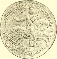 An illustration from Sceaux armoríes des Pays-Bas et des pays avoisinants (Belgique--Royaume des Pays-Bas--Luxembourg--Allemagne--France) recueil historique et héraldique (1898)