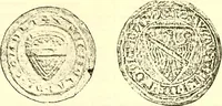 An illustration from Sceaux armoríes des Pays-Bas et des pays avoisinants (Belgique--Royaume des Pays-Bas--Luxembourg--Allemagne--France) recueil historique et héraldique (1898)