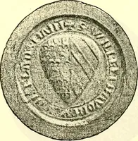 An illustration from Sceaux armoríes des Pays-Bas et des pays avoisinants (Belgique--Royaume des Pays-Bas--Luxembourg--Allemagne--France) recueil historique et héraldique (1898)