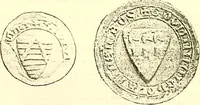An illustration from Sceaux armoríes des Pays-Bas et des pays avoisinants (Belgique--Royaume des Pays-Bas--Luxembourg--Allemagne--France) recueil historique et héraldique (1898)