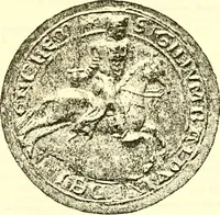 An illustration from Sceaux armoríes des Pays-Bas et des pays avoisinants (Belgique--Royaume des Pays-Bas--Luxembourg--Allemagne--France) recueil historique et héraldique (1898)