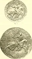 An illustration from Sceaux armoríes des Pays-Bas et des pays avoisinants (Belgique--Royaume des Pays-Bas--Luxembourg--Allemagne--France) recueil historique et héraldique (1898)