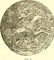 An illustration from Sceaux armoríes des Pays-Bas et des pays avoisinants (Belgique--Royaume des Pays-Bas--Luxembourg--Allemagne--France) recueil historique et héraldique (1898)