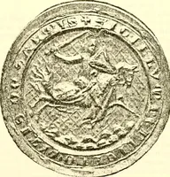 An illustration from Sceaux armoríes des Pays-Bas et des pays avoisinants (Belgique--Royaume des Pays-Bas--Luxembourg--Allemagne--France) recueil historique et héraldique (1898)
