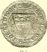 An illustration from Sceaux armoríes des Pays-Bas et des pays avoisinants (Belgique--Royaume des Pays-Bas--Luxembourg--Allemagne--France) recueil historique et héraldique (1898)