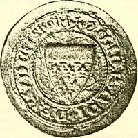 An illustration from Sceaux armoríes des Pays-Bas et des pays avoisinants (Belgique--Royaume des Pays-Bas--Luxembourg--Allemagne--France) recueil historique et héraldique (1898)