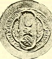 An illustration from Sceaux armoríes des Pays-Bas et des pays avoisinants (Belgique--Royaume des Pays-Bas--Luxembourg--Allemagne--France) recueil historique et héraldique (1898)