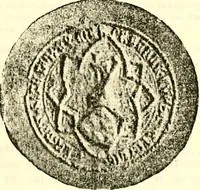 An illustration from Sceaux armoríes des Pays-Bas et des pays avoisinants (Belgique--Royaume des Pays-Bas--Luxembourg--Allemagne--France) recueil historique et héraldique (1898)