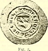 An illustration from Sceaux armoríes des Pays-Bas et des pays avoisinants (Belgique--Royaume des Pays-Bas--Luxembourg--Allemagne--France) recueil historique et héraldique (1898)