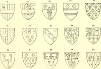 An illustration from Sceaux armoríes des Pays-Bas et des pays avoisinants (Belgique--Royaume des Pays-Bas--Luxembourg--Allemagne--France) recueil historique et héraldique (1898)