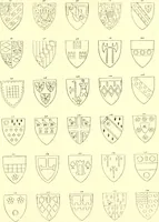 An illustration from Sceaux armoríes des Pays-Bas et des pays avoisinants (Belgique--Royaume des Pays-Bas--Luxembourg--Allemagne--France) recueil historique et héraldique (1898)