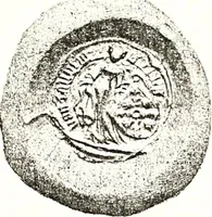 An illustration from Sceaux armoríes des Pays-Bas et des pays avoisinants (Belgique--Royaume des Pays-Bas--Luxembourg--Allemagne--France) recueil historique et héraldique (1898)