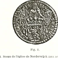 An illustration from Sceaux armoríes des Pays-Bas et des pays avoisinants (Belgique--Royaume des Pays-Bas--Luxembourg--Allemagne--France) recueil historique et héraldique (1898)