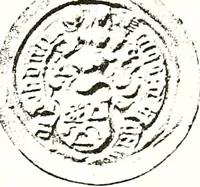 An illustration from Sceaux armoríes des Pays-Bas et des pays avoisinants (Belgique--Royaume des Pays-Bas--Luxembourg--Allemagne--France) recueil historique et héraldique (1898)