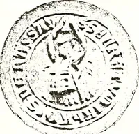 An illustration from Sceaux armoríes des Pays-Bas et des pays avoisinants (Belgique--Royaume des Pays-Bas--Luxembourg--Allemagne--France) recueil historique et héraldique (1898)