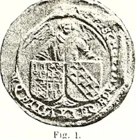 An illustration from Sceaux armoríes des Pays-Bas et des pays avoisinants (Belgique--Royaume des Pays-Bas--Luxembourg--Allemagne--France) recueil historique et héraldique (1898)