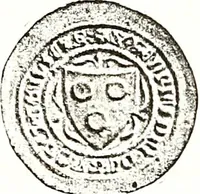 An illustration from Sceaux armoríes des Pays-Bas et des pays avoisinants (Belgique--Royaume des Pays-Bas--Luxembourg--Allemagne--France) recueil historique et héraldique (1898)