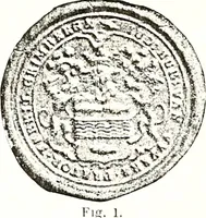 An illustration from Sceaux armoríes des Pays-Bas et des pays avoisinants (Belgique--Royaume des Pays-Bas--Luxembourg--Allemagne--France) recueil historique et héraldique (1898)