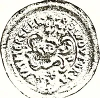 An illustration from Sceaux armoríes des Pays-Bas et des pays avoisinants (Belgique--Royaume des Pays-Bas--Luxembourg--Allemagne--France) recueil historique et héraldique (1898)