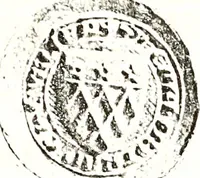 An illustration from Sceaux armoríes des Pays-Bas et des pays avoisinants (Belgique--Royaume des Pays-Bas--Luxembourg--Allemagne--France) recueil historique et héraldique (1898)