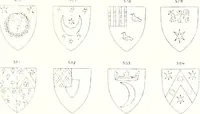 An illustration from Sceaux armoríes des Pays-Bas et des pays avoisinants (Belgique--Royaume des Pays-Bas--Luxembourg--Allemagne--France) recueil historique et héraldique (1898)