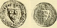 An illustration from Sceaux armoríes des Pays-Bas et des pays avoisinants (Belgique--Royaume des Pays-Bas--Luxembourg--Allemagne--France) recueil historique et héraldique (1898)
