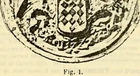 An illustration from Sceaux armoríes des Pays-Bas et des pays avoisinants (Belgique--Royaume des Pays-Bas--Luxembourg--Allemagne--France) recueil historique et héraldique (1898)