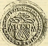 An illustration from Sceaux armoríes des Pays-Bas et des pays avoisinants (Belgique--Royaume des Pays-Bas--Luxembourg--Allemagne--France) recueil historique et héraldique (1898)