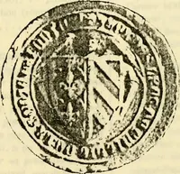 An illustration from Sceaux armoríes des Pays-Bas et des pays avoisinants (Belgique--Royaume des Pays-Bas--Luxembourg--Allemagne--France) recueil historique et héraldique (1898)