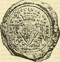 An illustration from Sceaux armoríes des Pays-Bas et des pays avoisinants (Belgique--Royaume des Pays-Bas--Luxembourg--Allemagne--France) recueil historique et héraldique (1898)
