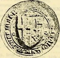 An illustration from Sceaux armoríes des Pays-Bas et des pays avoisinants (Belgique--Royaume des Pays-Bas--Luxembourg--Allemagne--France) recueil historique et héraldique (1898)