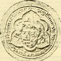 An illustration from Sceaux armoríes des Pays-Bas et des pays avoisinants (Belgique--Royaume des Pays-Bas--Luxembourg--Allemagne--France) recueil historique et héraldique (1898)