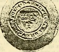 An illustration from Sceaux armoríes des Pays-Bas et des pays avoisinants (Belgique--Royaume des Pays-Bas--Luxembourg--Allemagne--France) recueil historique et héraldique (1898)