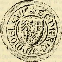An illustration from Sceaux armoríes des Pays-Bas et des pays avoisinants (Belgique--Royaume des Pays-Bas--Luxembourg--Allemagne--France) recueil historique et héraldique (1898)