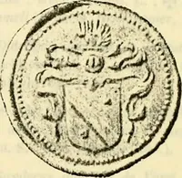 An illustration from Sceaux armoríes des Pays-Bas et des pays avoisinants (Belgique--Royaume des Pays-Bas--Luxembourg--Allemagne--France) recueil historique et héraldique (1898)
