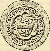 An illustration from Sceaux armoríes des Pays-Bas et des pays avoisinants (Belgique--Royaume des Pays-Bas--Luxembourg--Allemagne--France) recueil historique et héraldique (1898)