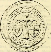 An illustration from Sceaux armoríes des Pays-Bas et des pays avoisinants (Belgique--Royaume des Pays-Bas--Luxembourg--Allemagne--France) recueil historique et héraldique (1898)