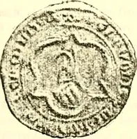 An illustration from Sceaux armoríes des Pays-Bas et des pays avoisinants (Belgique--Royaume des Pays-Bas--Luxembourg--Allemagne--France) recueil historique et héraldique (1898)