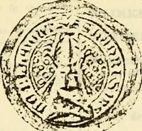 An illustration from Sceaux armoríes des Pays-Bas et des pays avoisinants (Belgique--Royaume des Pays-Bas--Luxembourg--Allemagne--France) recueil historique et héraldique (1898)