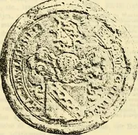 An illustration from Sceaux armoríes des Pays-Bas et des pays avoisinants (Belgique--Royaume des Pays-Bas--Luxembourg--Allemagne--France) recueil historique et héraldique (1898)