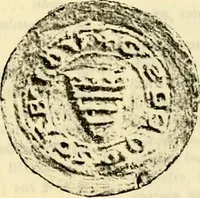 An illustration from Sceaux armoríes des Pays-Bas et des pays avoisinants (Belgique--Royaume des Pays-Bas--Luxembourg--Allemagne--France) recueil historique et héraldique (1898)