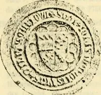 An illustration from Sceaux armoríes des Pays-Bas et des pays avoisinants (Belgique--Royaume des Pays-Bas--Luxembourg--Allemagne--France) recueil historique et héraldique (1898)