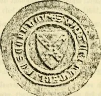 An illustration from Sceaux armoríes des Pays-Bas et des pays avoisinants (Belgique--Royaume des Pays-Bas--Luxembourg--Allemagne--France) recueil historique et héraldique (1898)