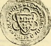 An illustration from Sceaux armoríes des Pays-Bas et des pays avoisinants (Belgique--Royaume des Pays-Bas--Luxembourg--Allemagne--France) recueil historique et héraldique (1898)