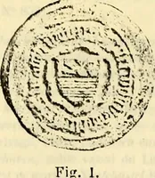 An illustration from Sceaux armoríes des Pays-Bas et des pays avoisinants (Belgique--Royaume des Pays-Bas--Luxembourg--Allemagne--France) recueil historique et héraldique (1898)